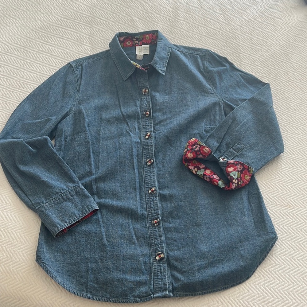 Matilda Jane long sleeve chambray shirt